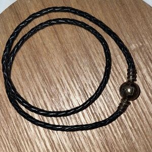 Pandora rope charm bracelet